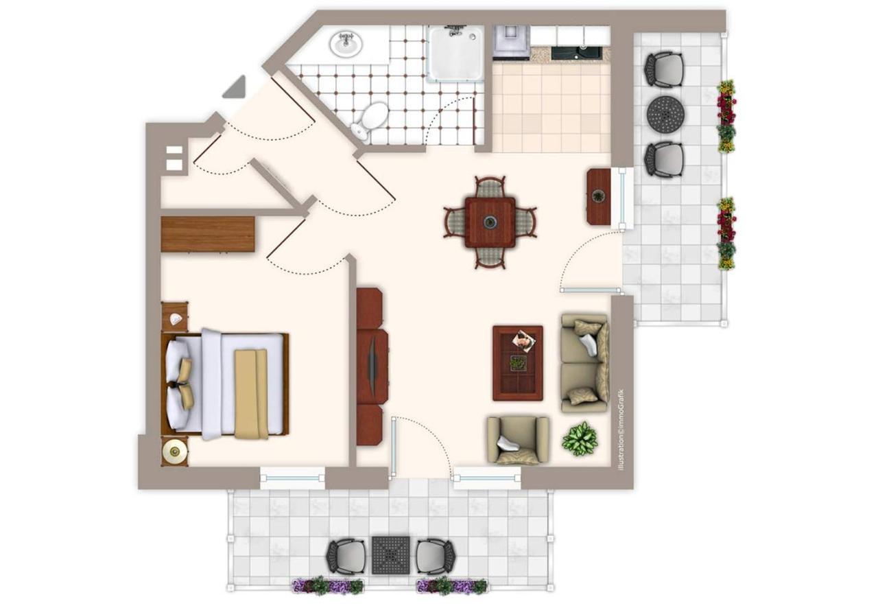 Abendrot Apartment Juliusruh Ngoại thất bức ảnh